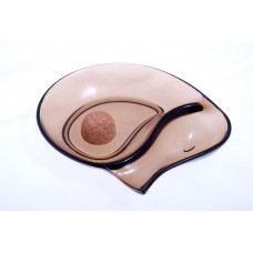 Пепельница на 1 трубку, стекло (шт.)